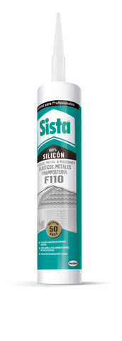 Silicona Sista Plásticos Metal y Mampostería